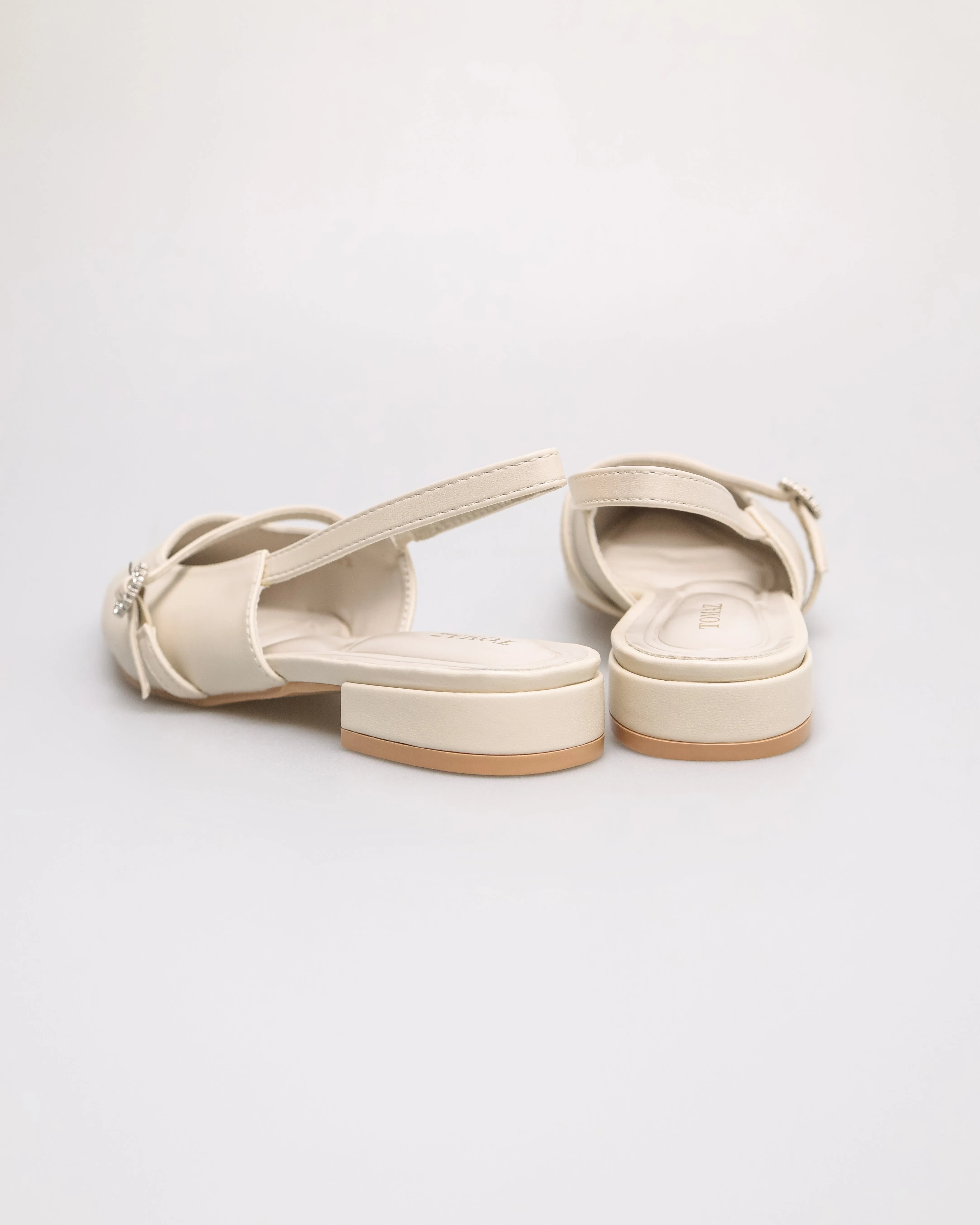 Tomaz FL116 Ladies Glitter Charm Flats