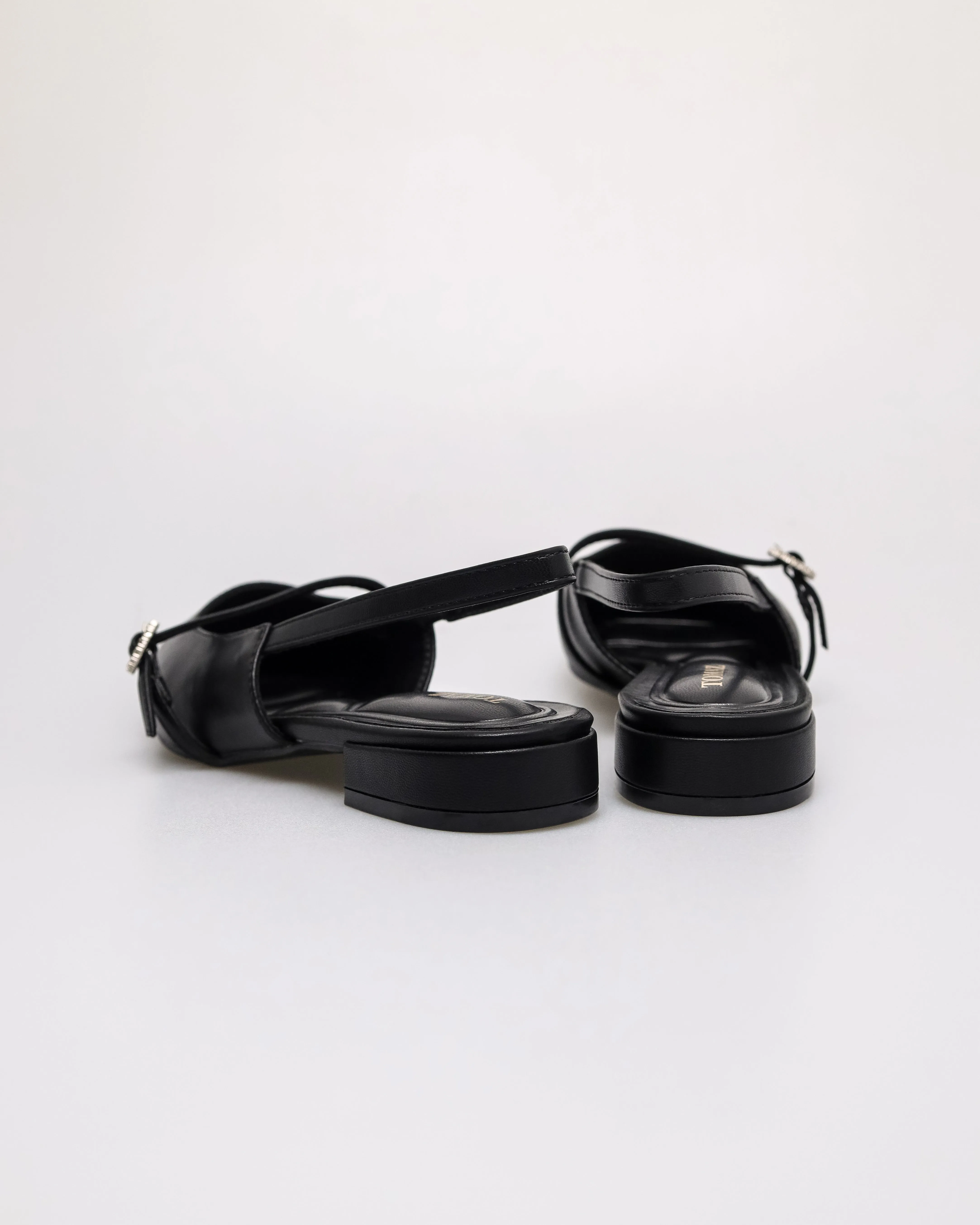 Tomaz FL116 Ladies Glitter Charm Flats