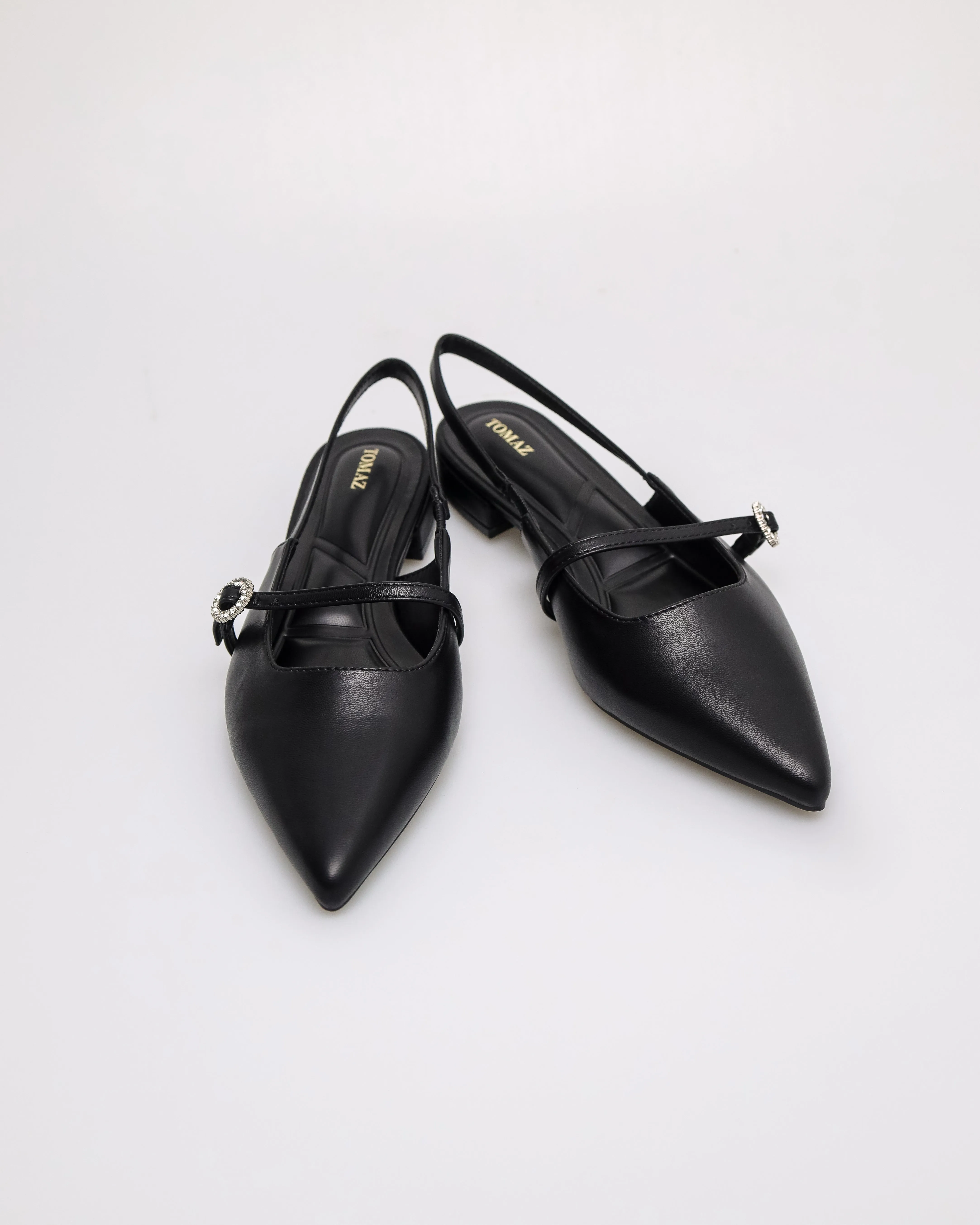 Tomaz FL116 Ladies Glitter Charm Flats