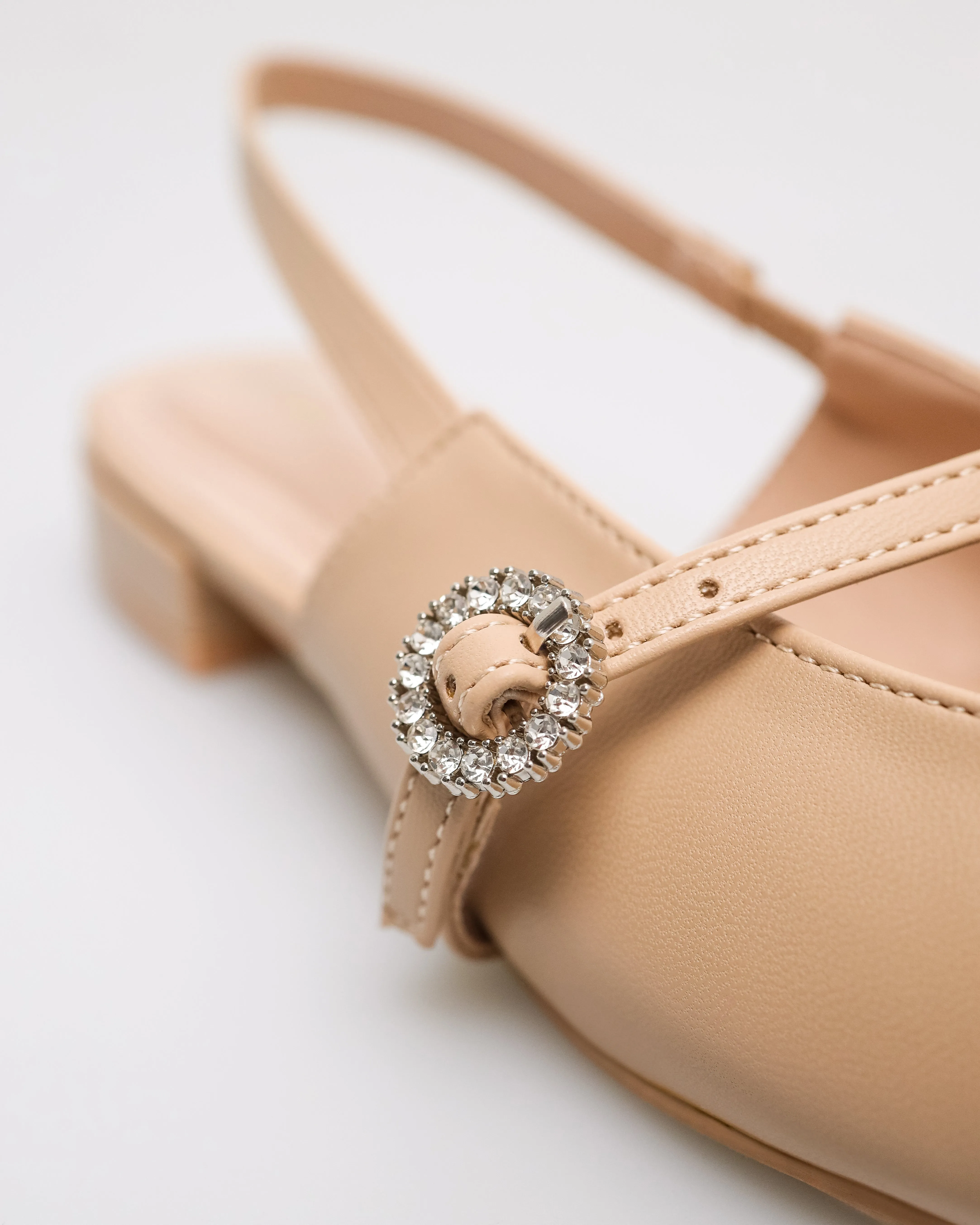 Tomaz FL116 Ladies Glitter Charm Flats