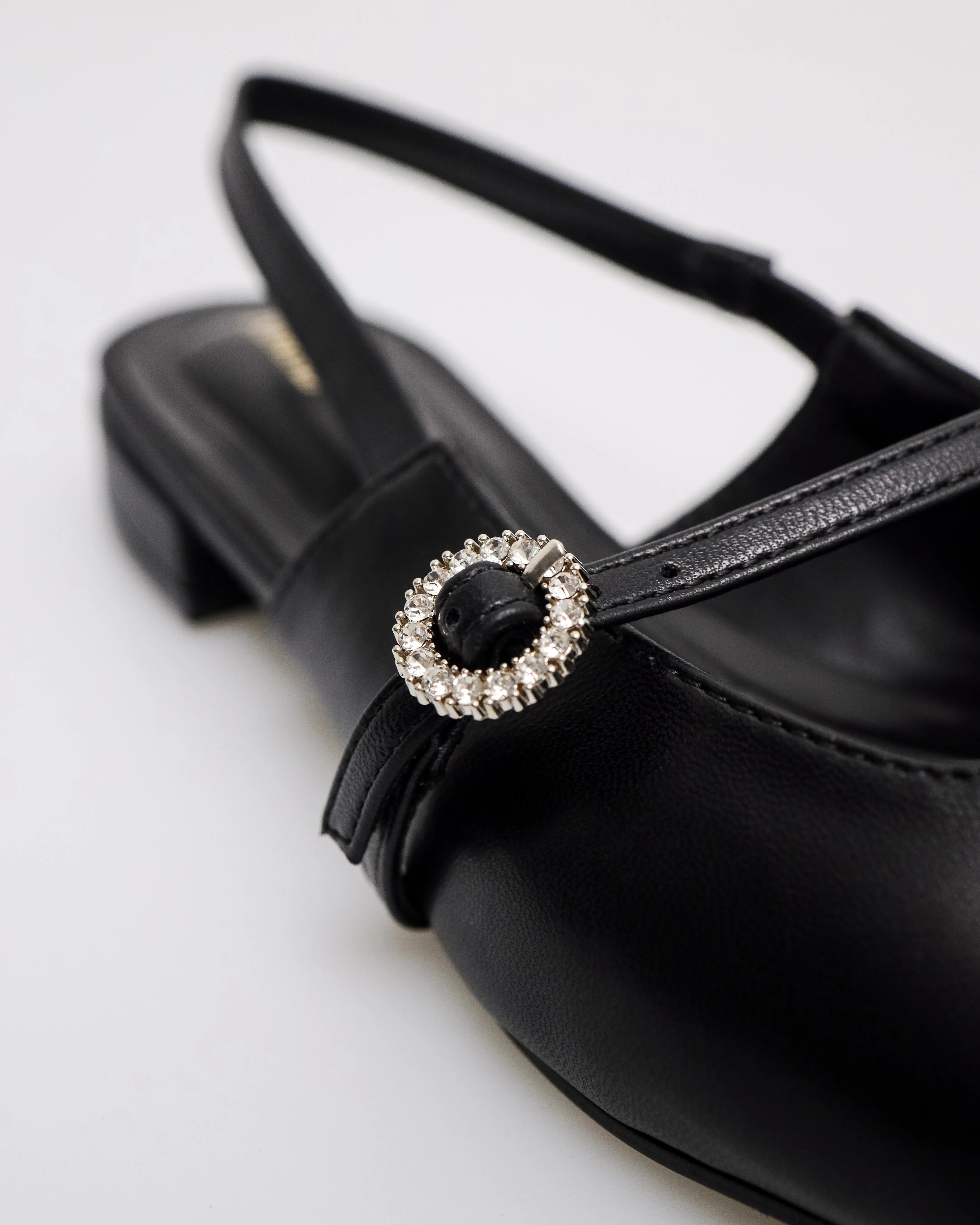 Tomaz FL116 Ladies Glitter Charm Flats